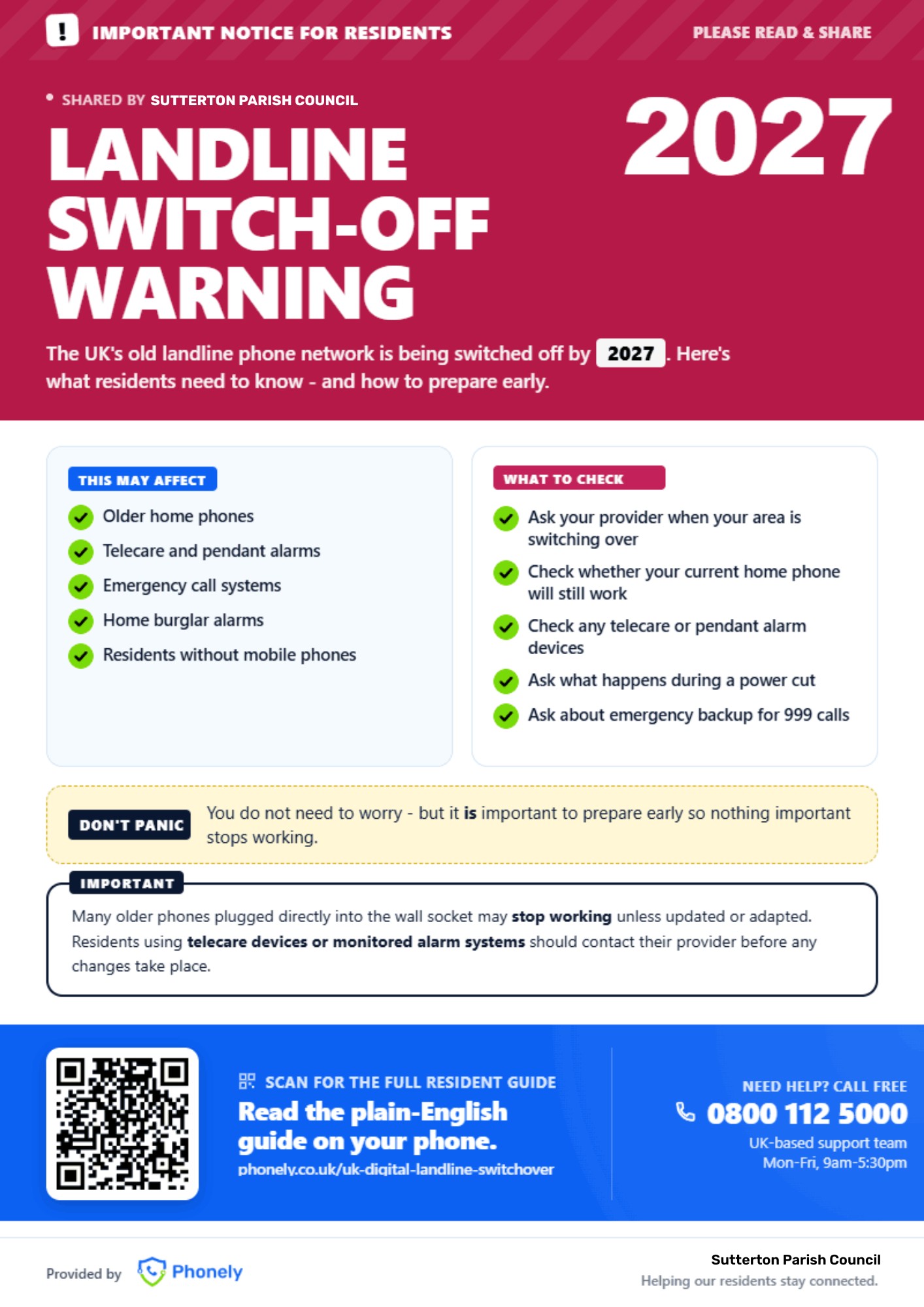 UK Landline Switch Off
